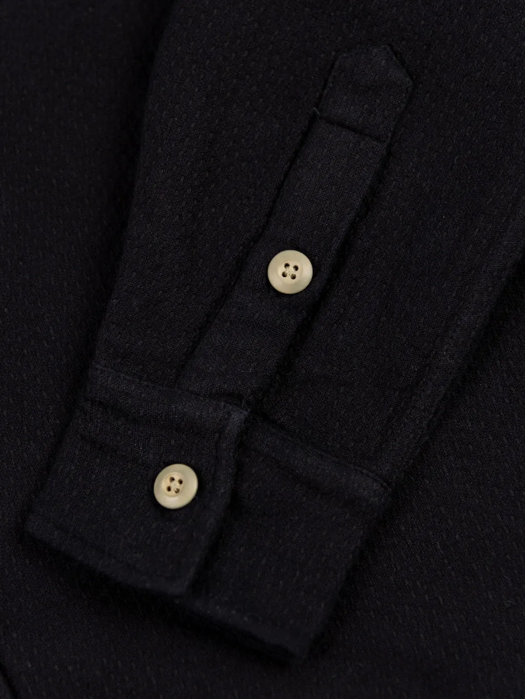 3sixteen CPO Shirt Black Overdye Sashiko