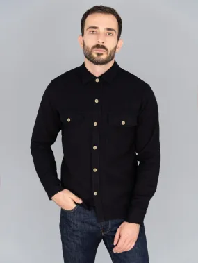 3sixteen CPO Shirt Black Overdye Sashiko