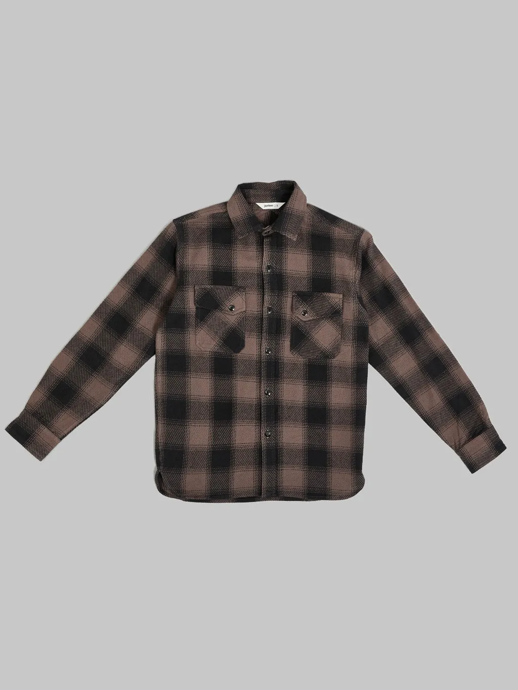 3sixteen Crosscut Flannel Charcoal Twill Plaid