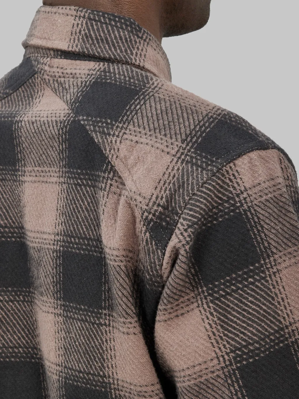 3sixteen Crosscut Flannel Charcoal Twill Plaid