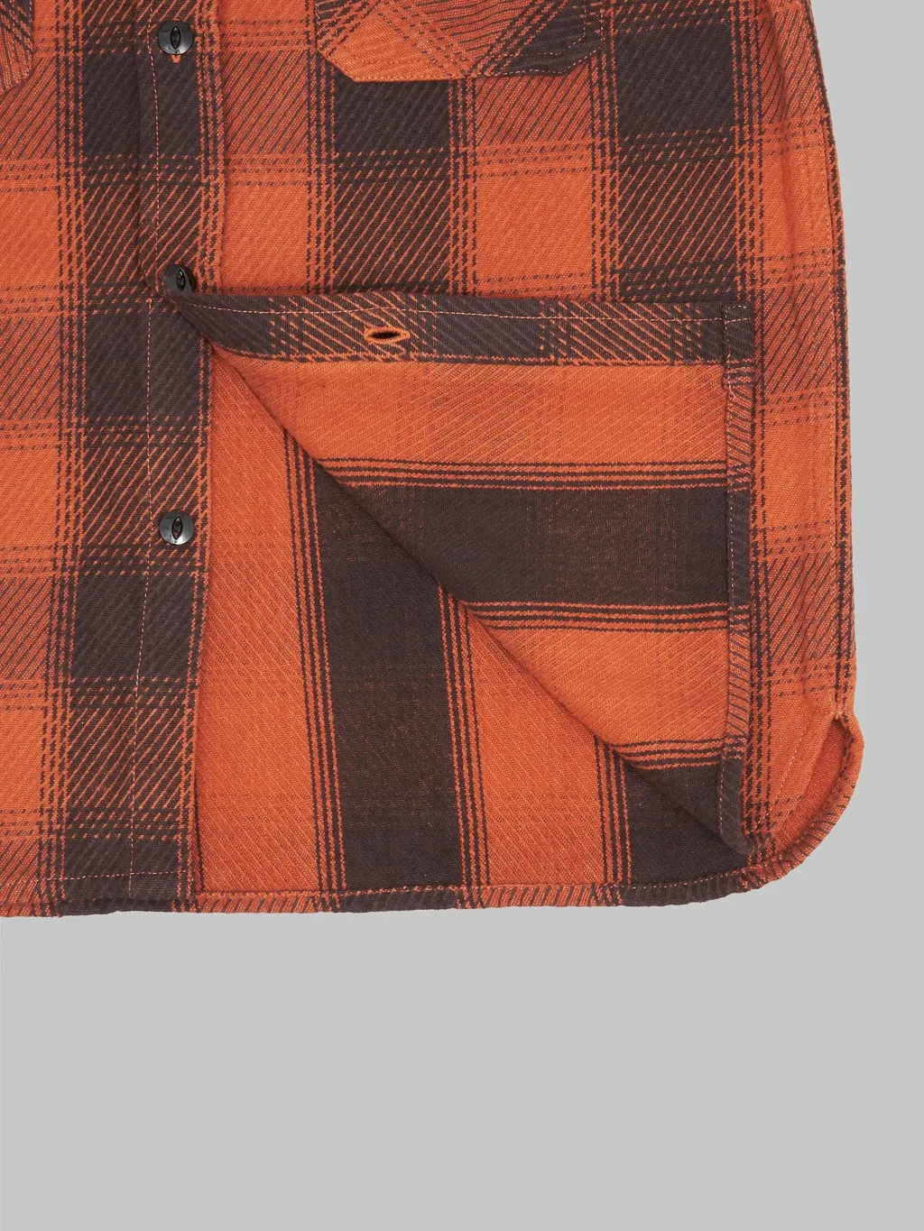 3sixteen Crosscut Flannel Rust Twill