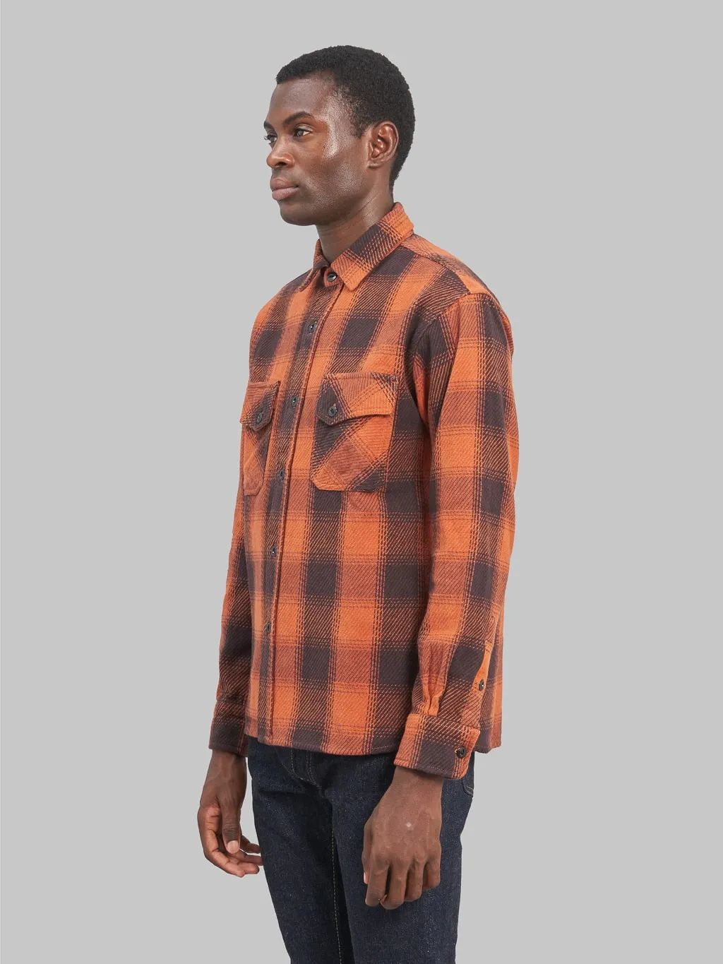 3sixteen Crosscut Flannel Rust Twill