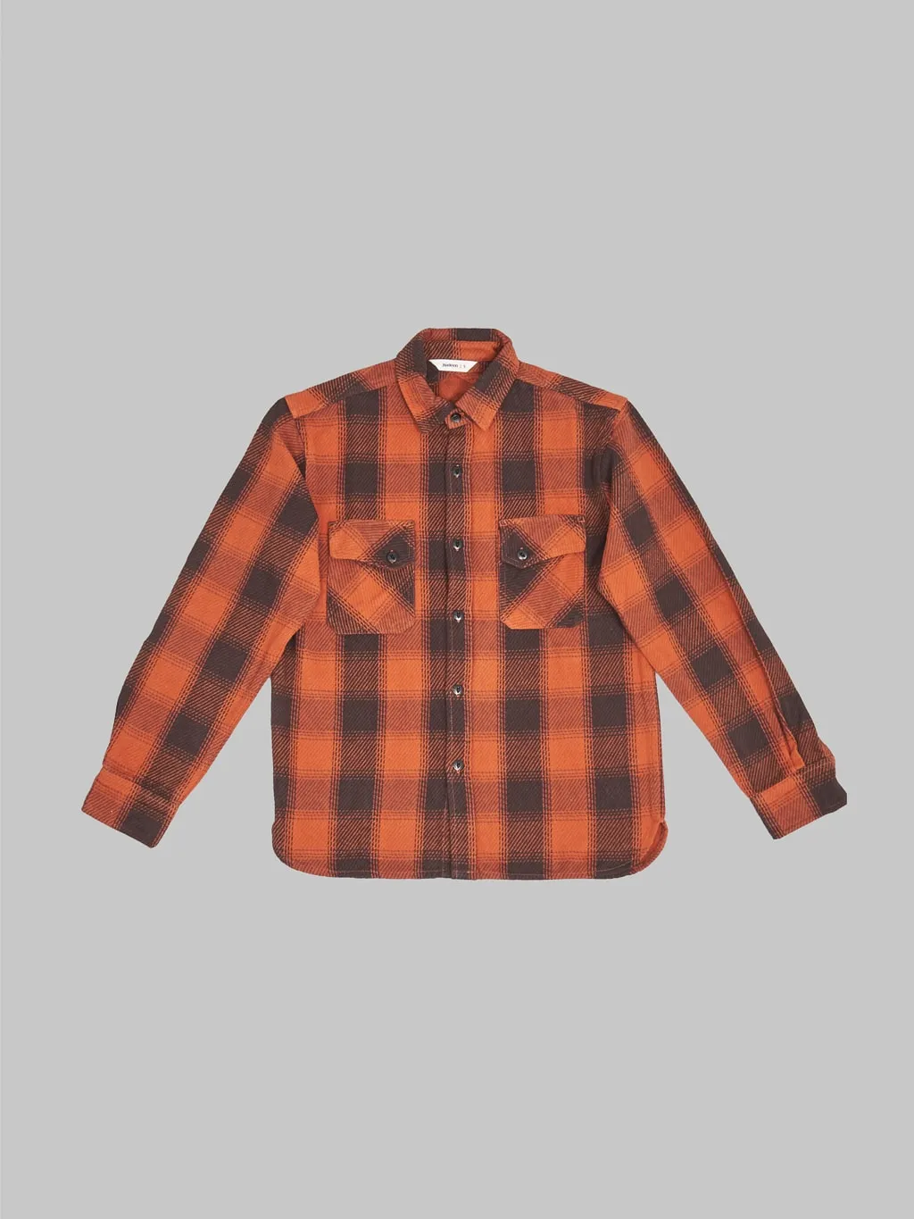 3sixteen Crosscut Flannel Rust Twill