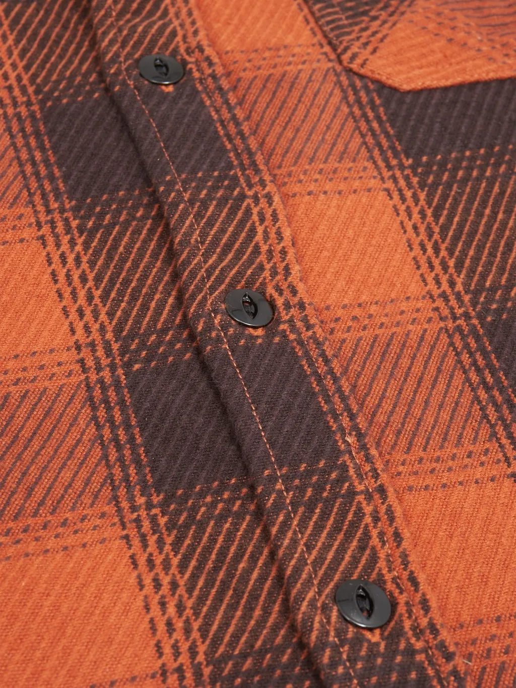 3sixteen Crosscut Flannel Rust Twill