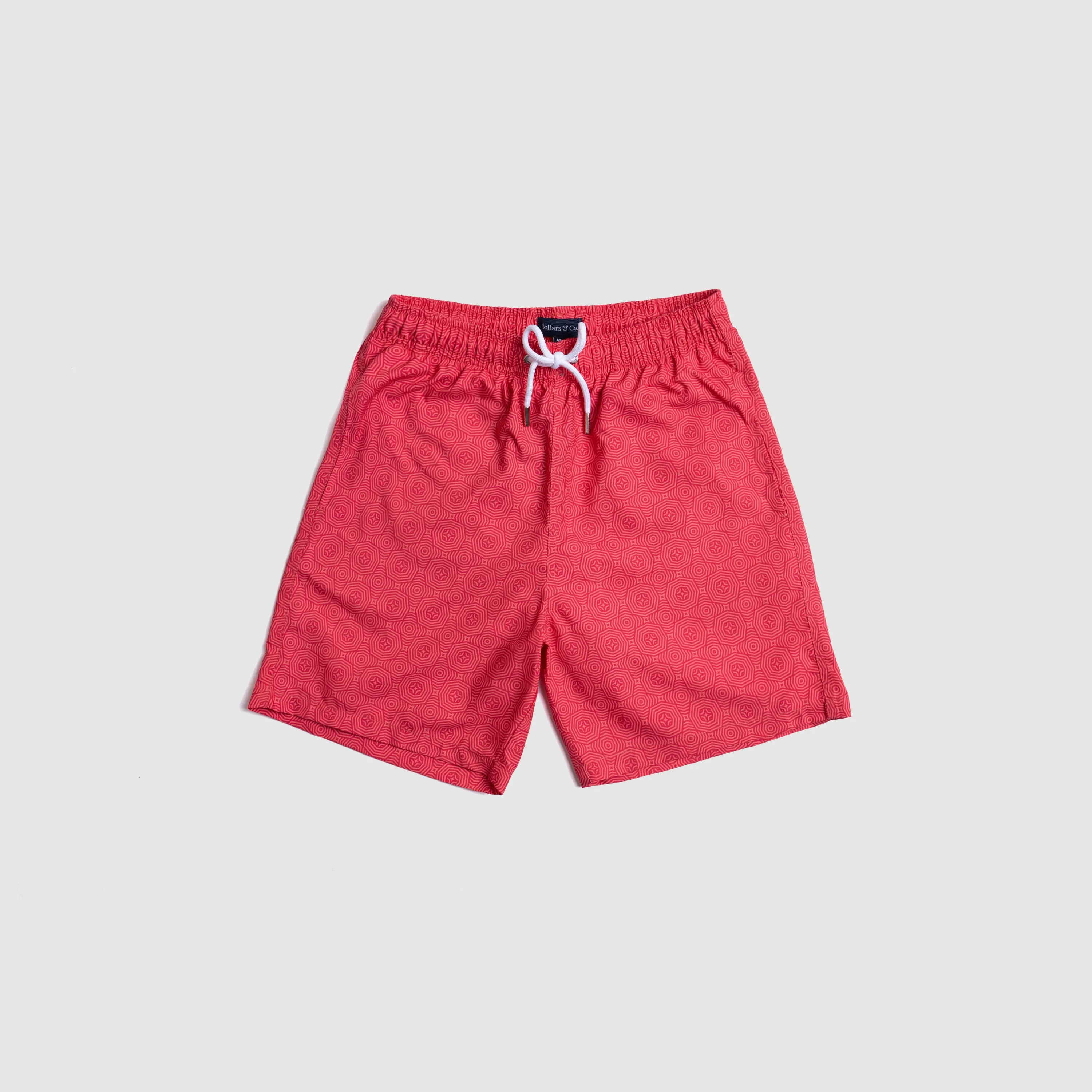 7" Riviera Swim Trunk Roma Red