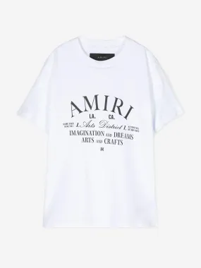 Amiri Kids Arts District T-Shirt in White