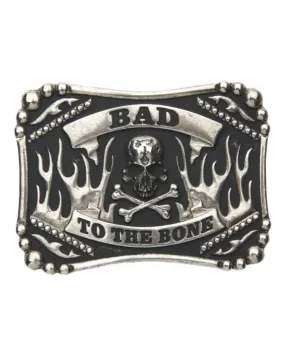 Bad to the Bone Belt Buckle