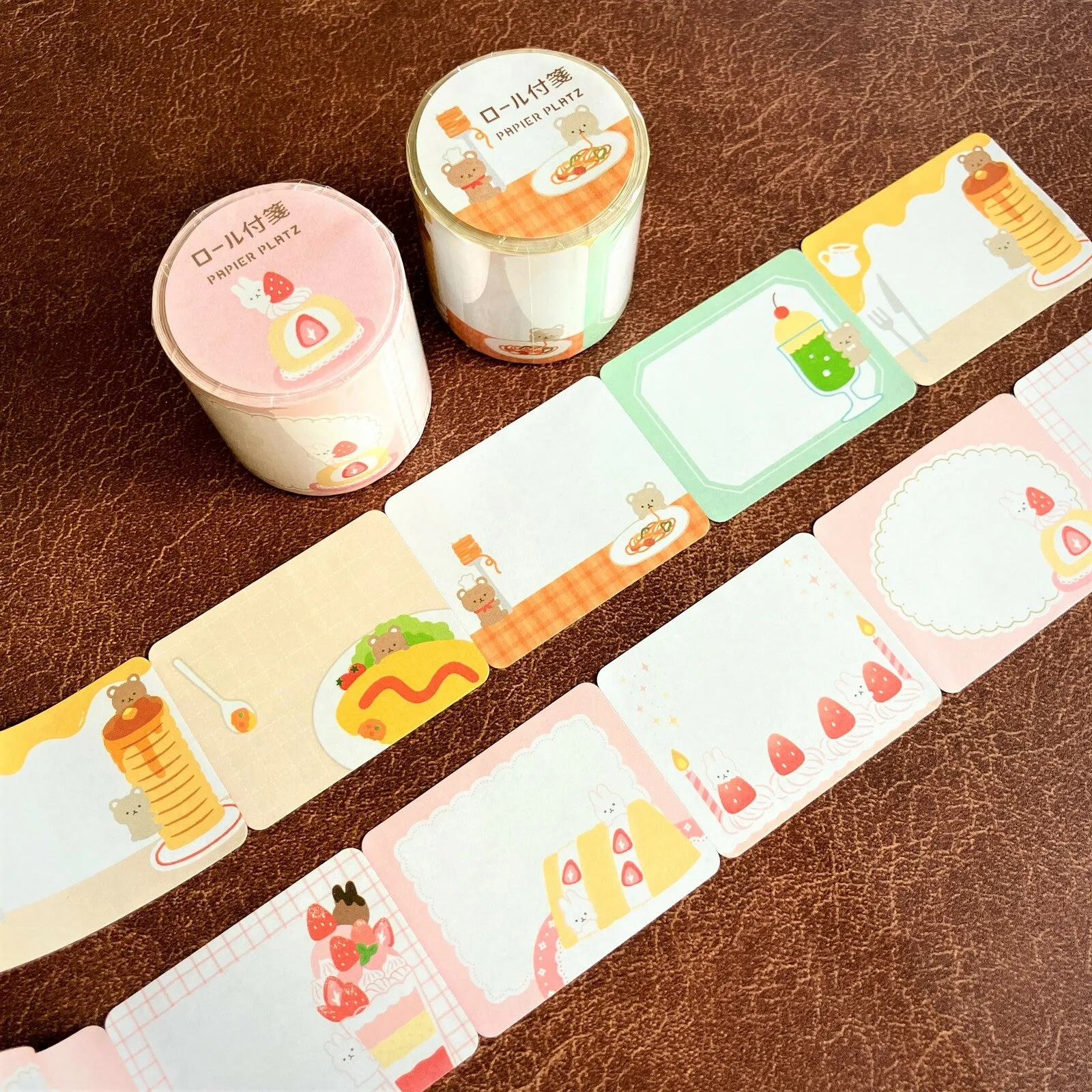 Bear Cafe Sticky Notes Roll