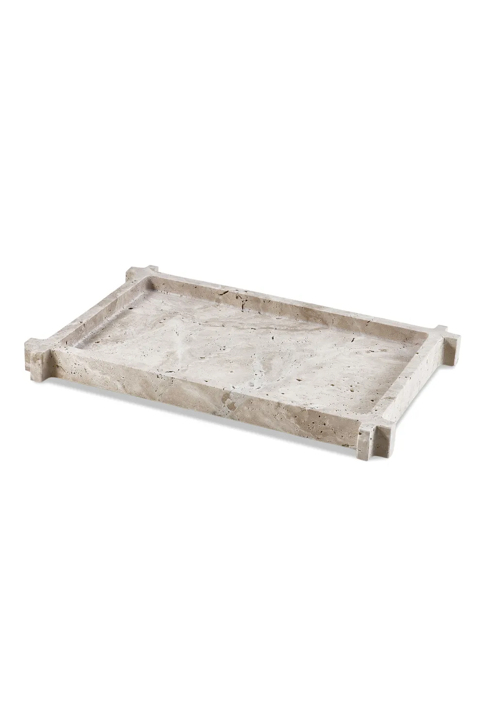 Beige Travertine Tray | Liang & Eimil Roche