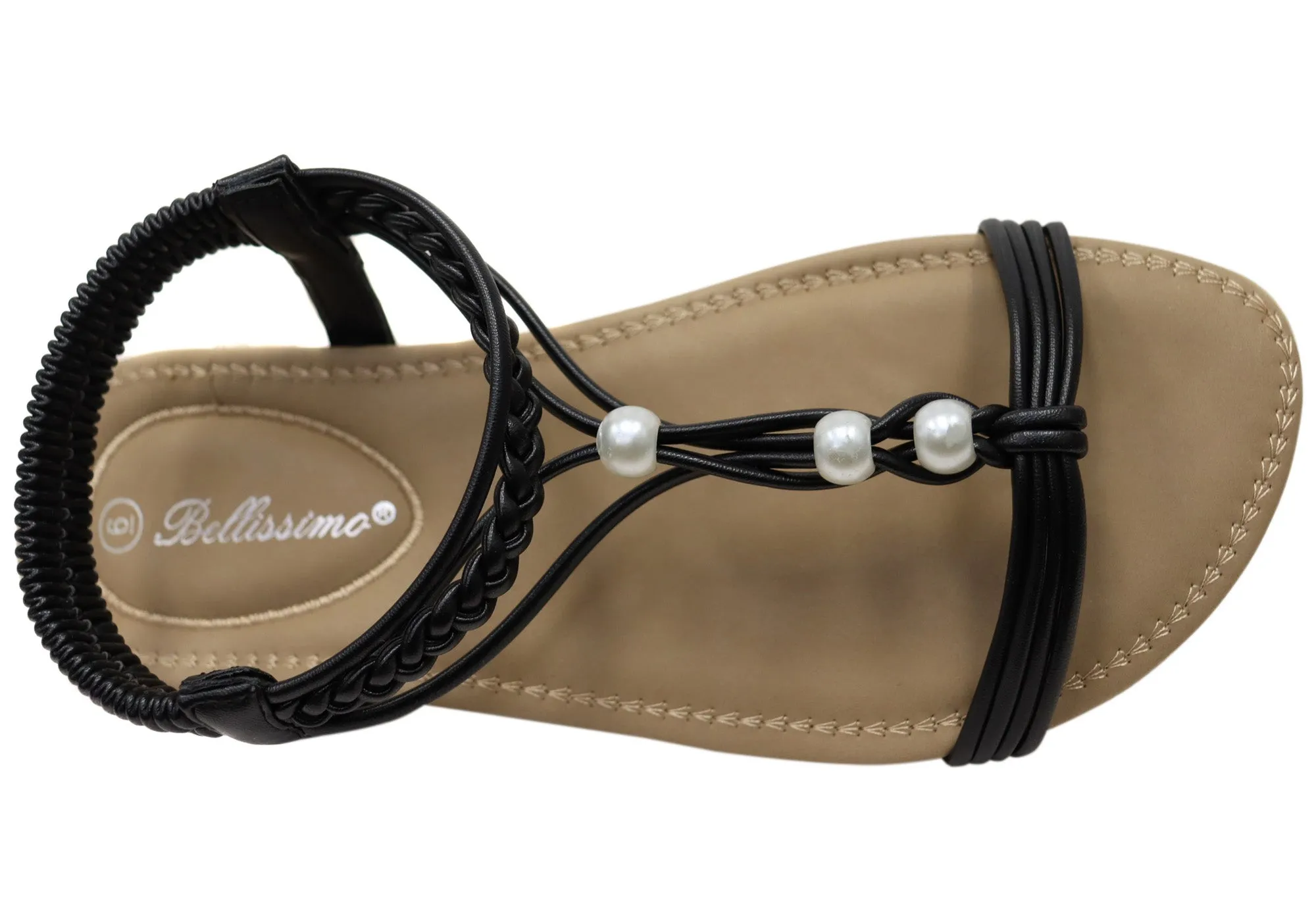 Bellissimo Camille Womens Comfortable Sandals