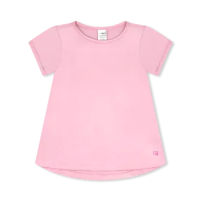 Bridget Basic Athleisure Tee Cotton Candy Pink