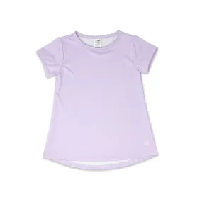 Bridget Basic Athleisure Tee Petal Purple