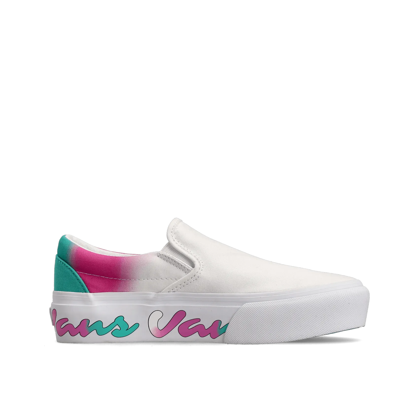 Classic Slip On - (Spring Fade) White/True