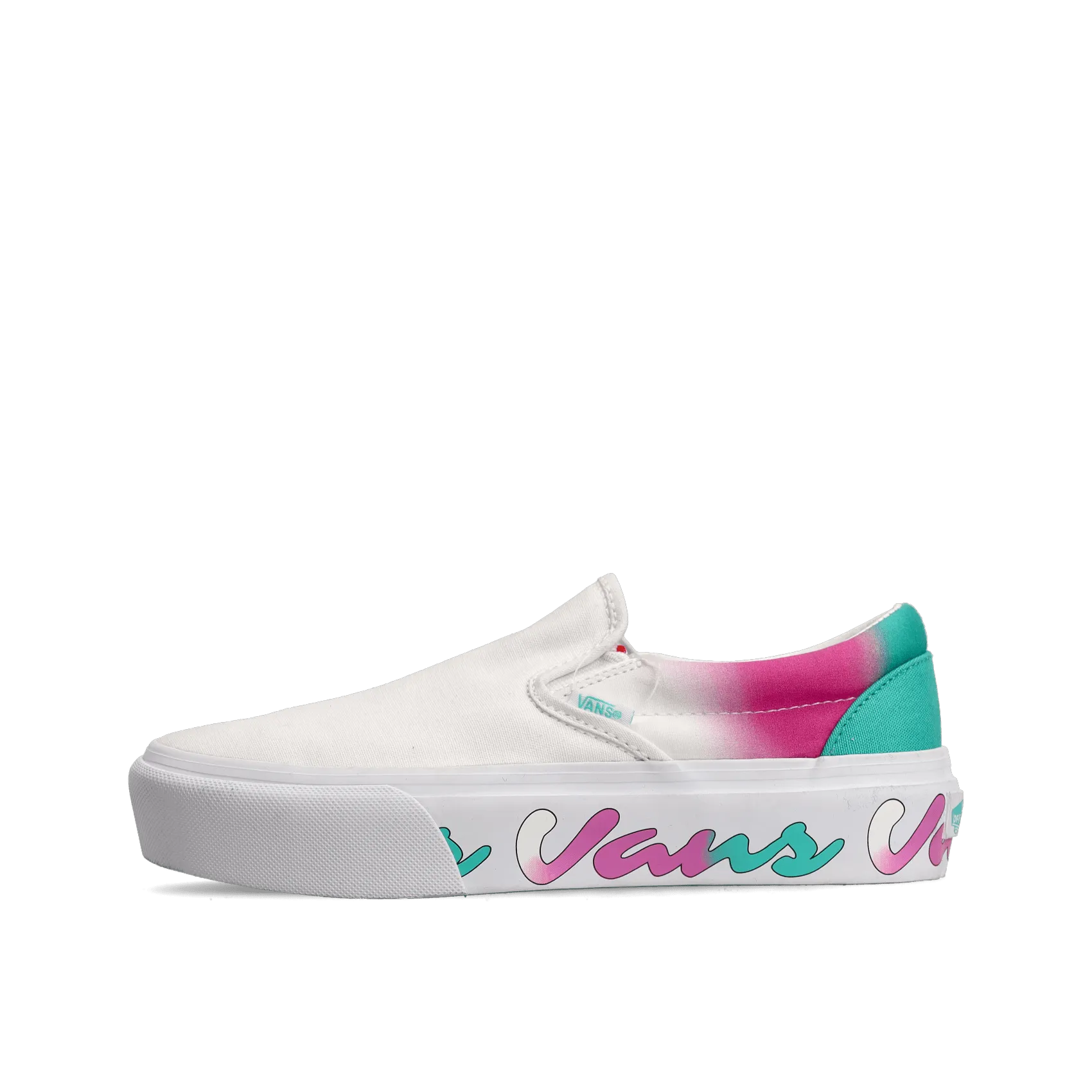 Classic Slip On - (Spring Fade) White/True