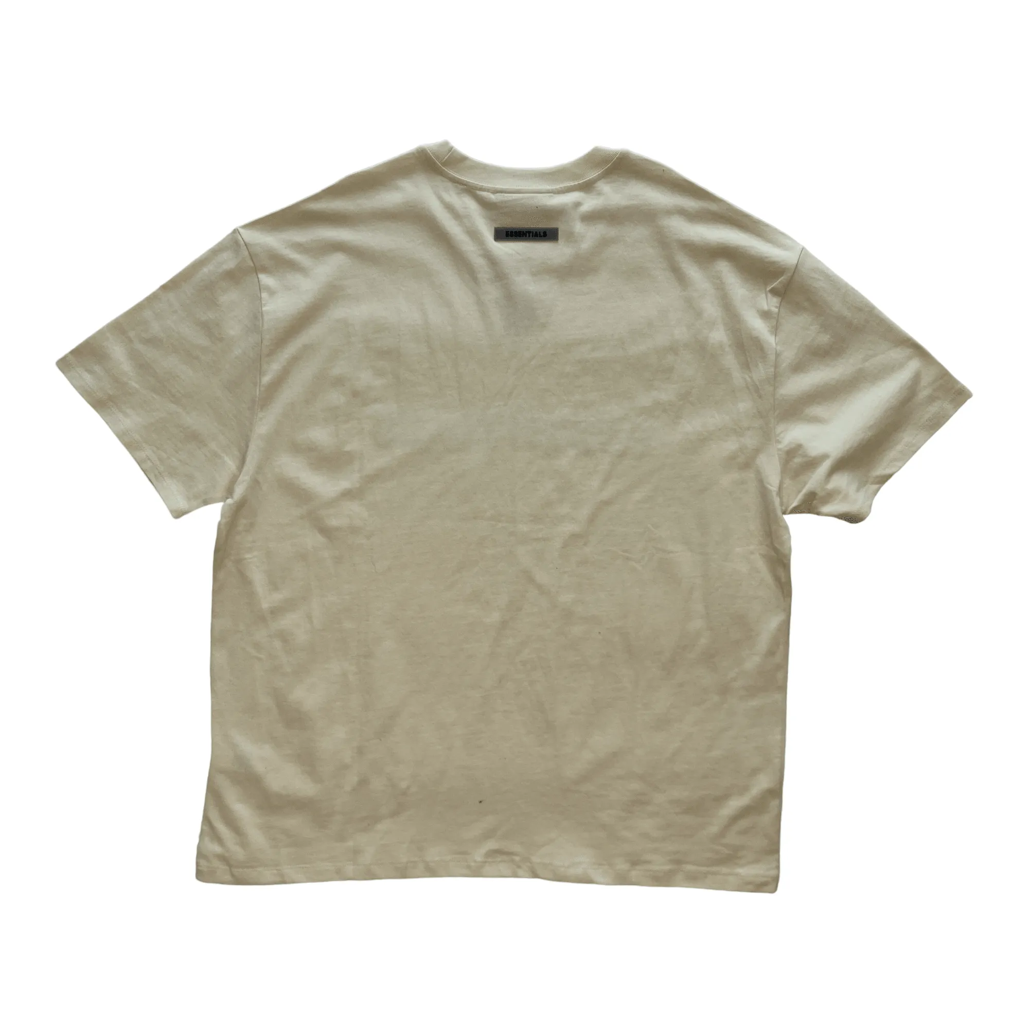 Cream Fear of God Essentials Tee