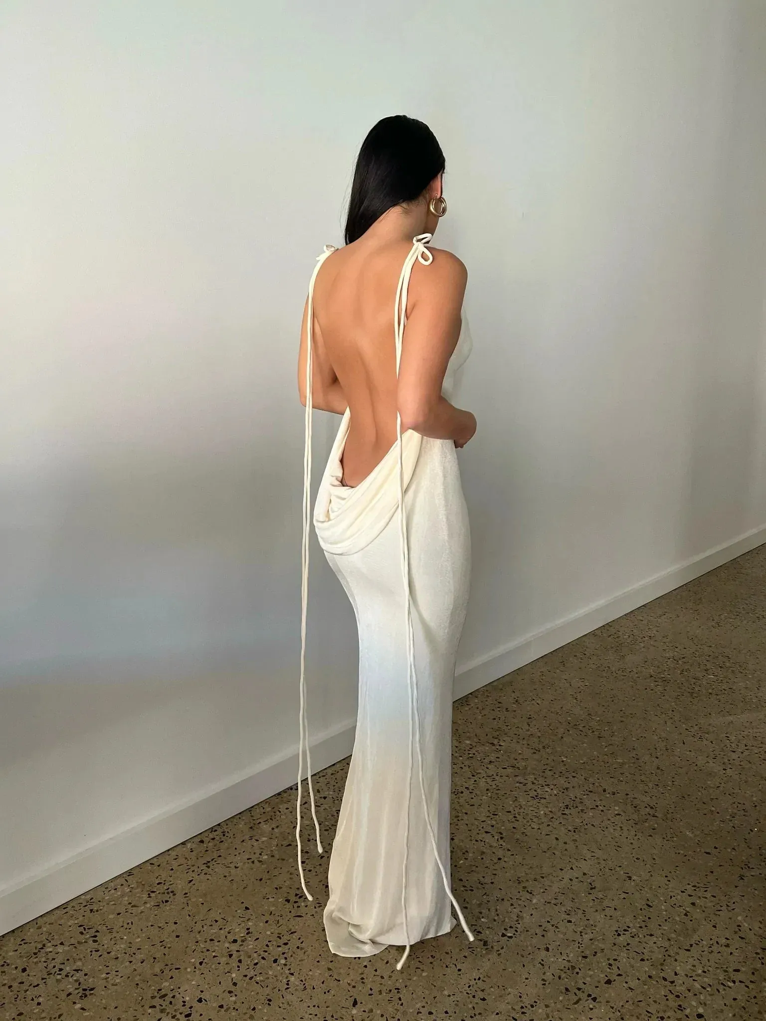 Cristina Gown - Pearl White