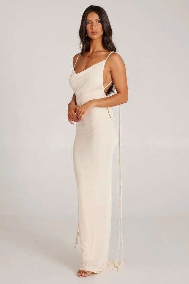 Cristina Gown - Pearl White