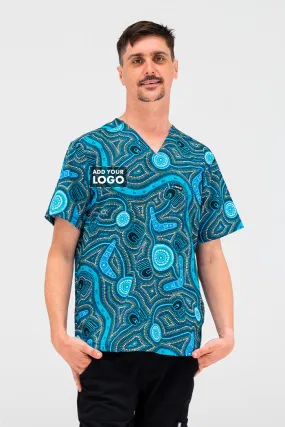 (Custom) Deadly Dads Men's Three Pocket Scrub Top