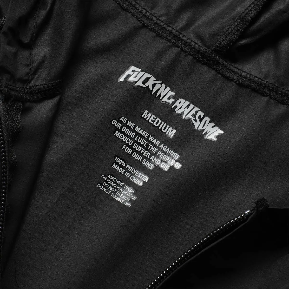 CUT OFF LOGO ANORAK JACKET