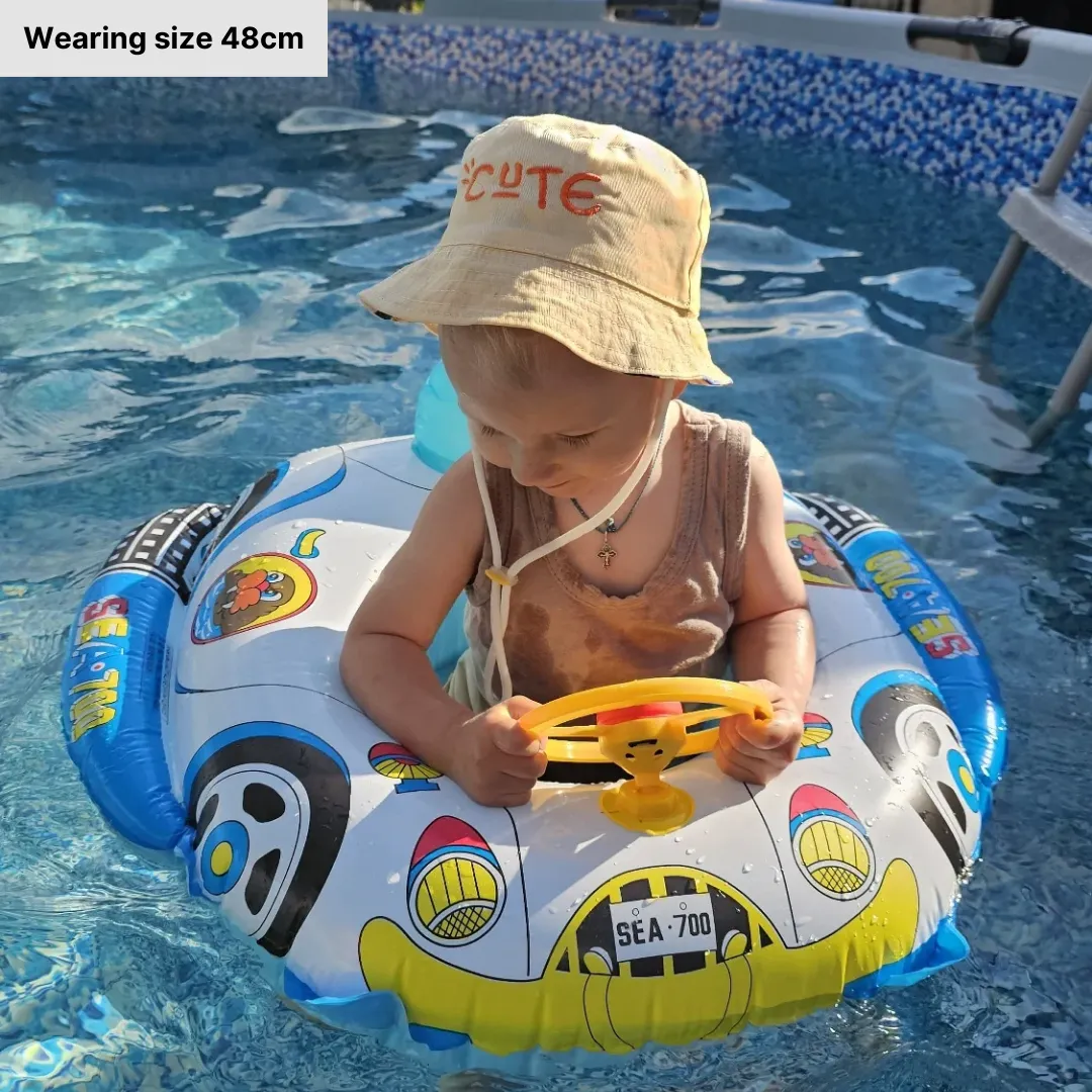 Cute Colourful Reversible Panama Hat