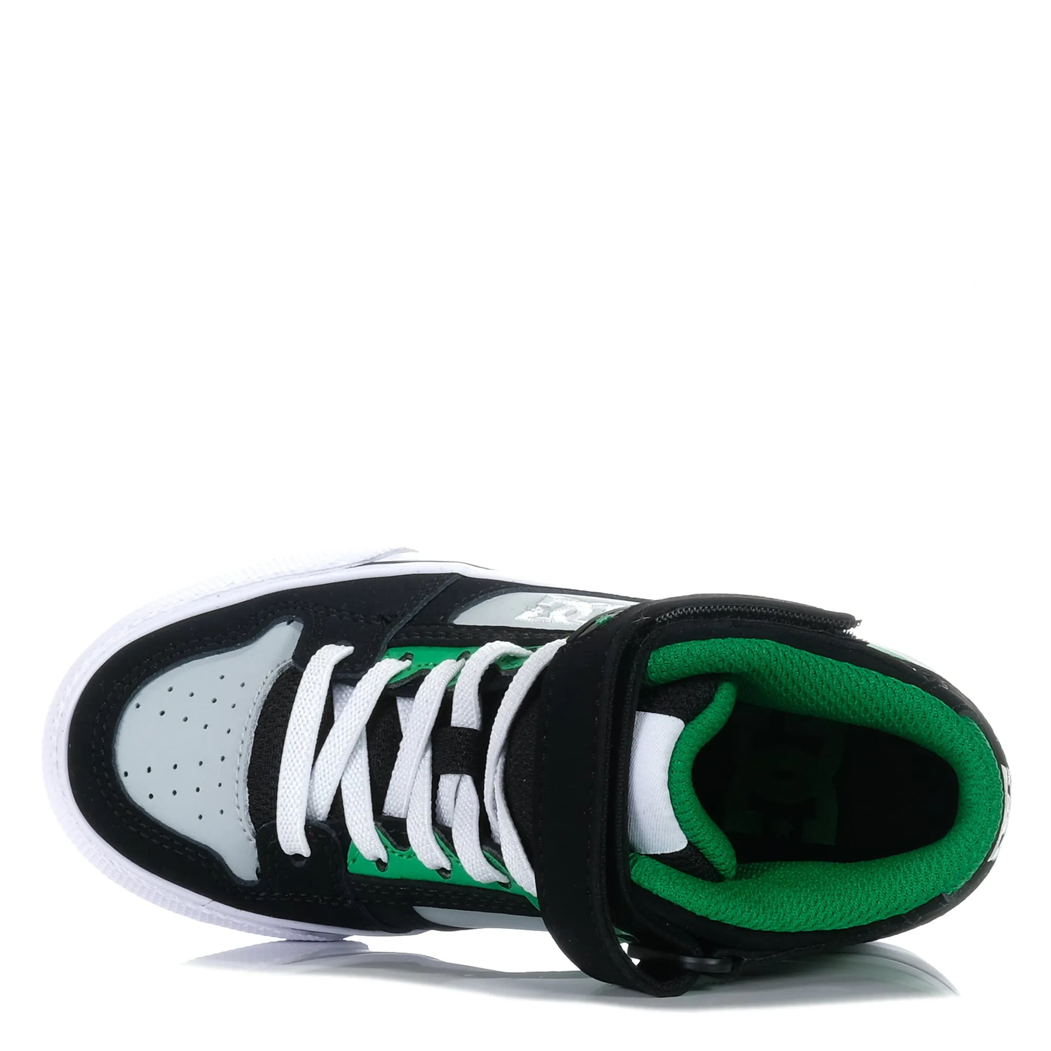 DC Pure High-Top EV Black/Kelly Green