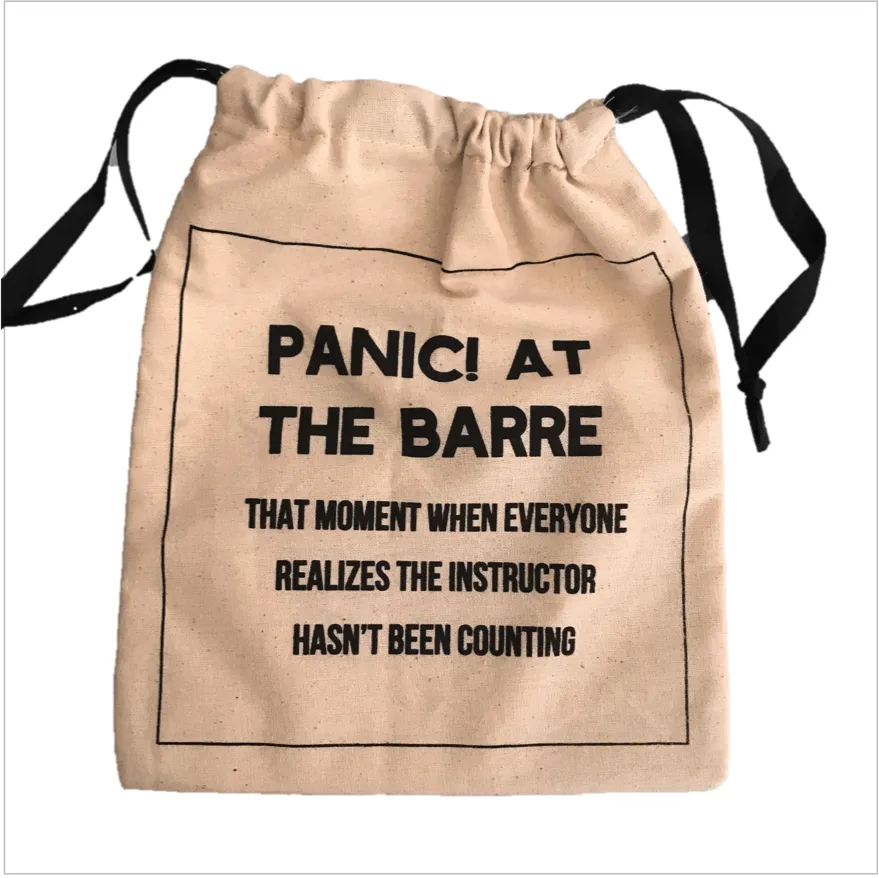 Deluxe Grip Sock Bag - Panic! At the Barre