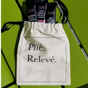 Deluxe Grip Sock Bag - Plie Releve Rose