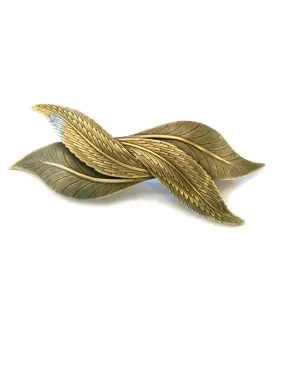 Double Leaves Barrette