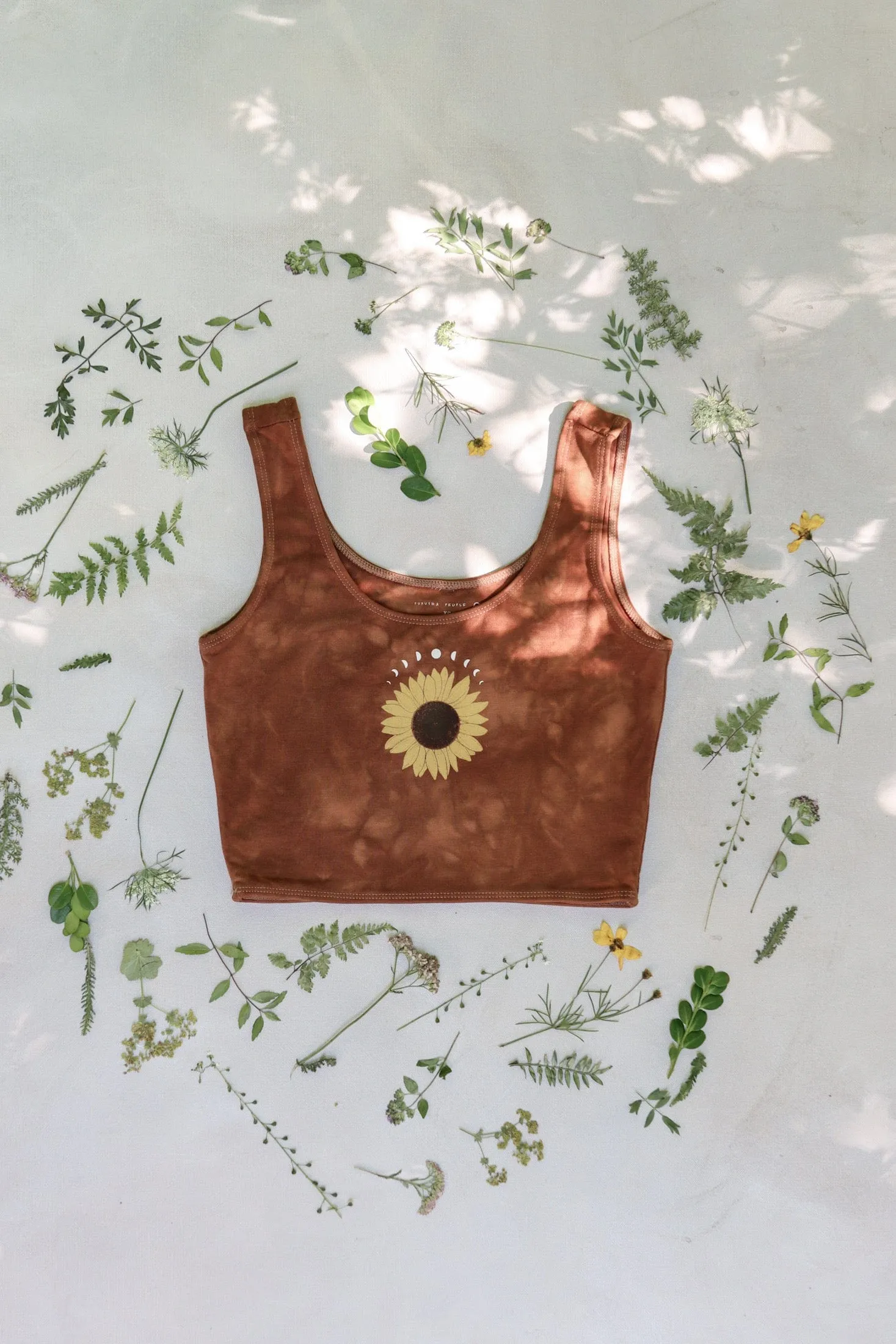 Earthy Sunflower Top