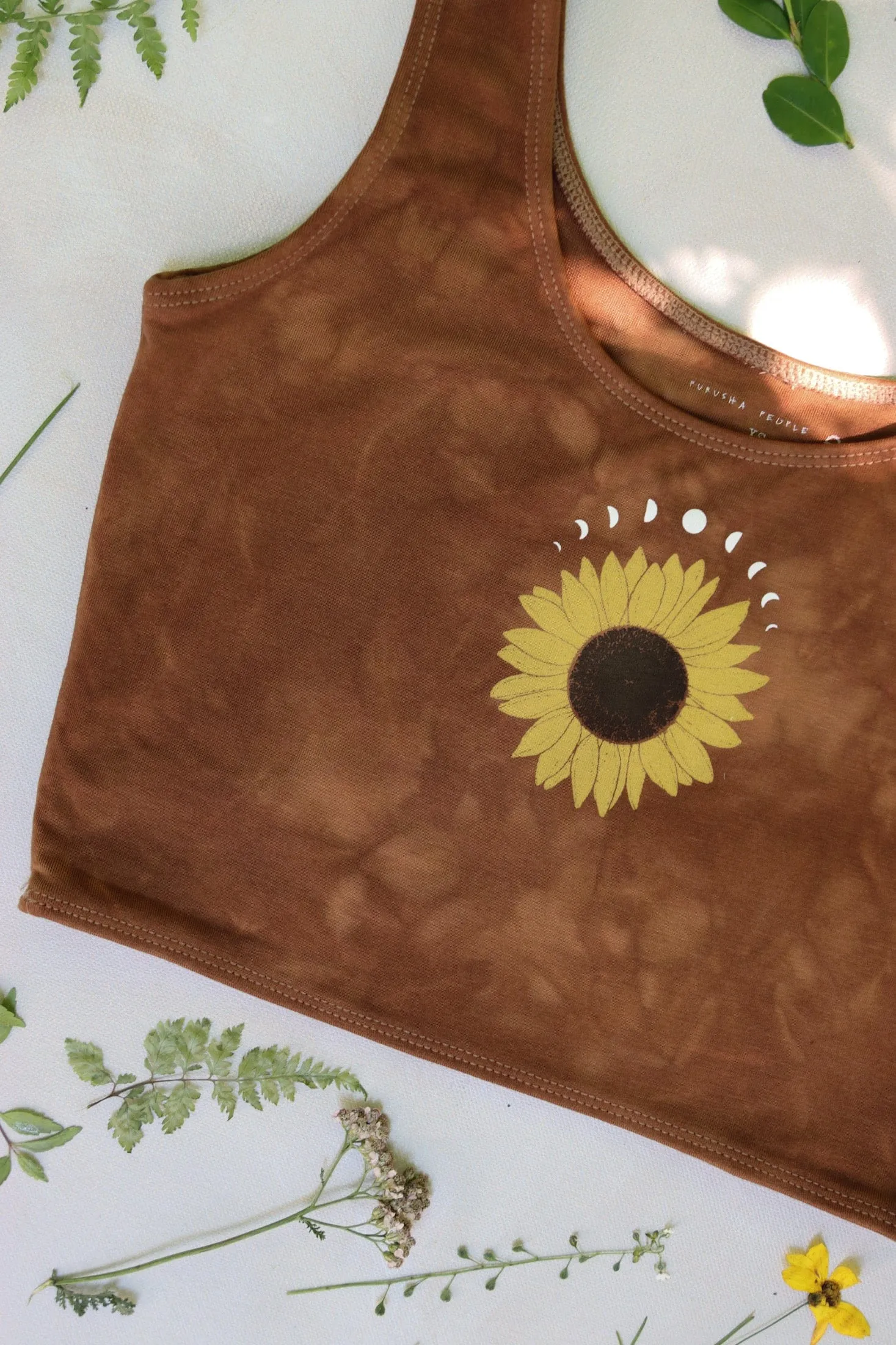 Earthy Sunflower Top