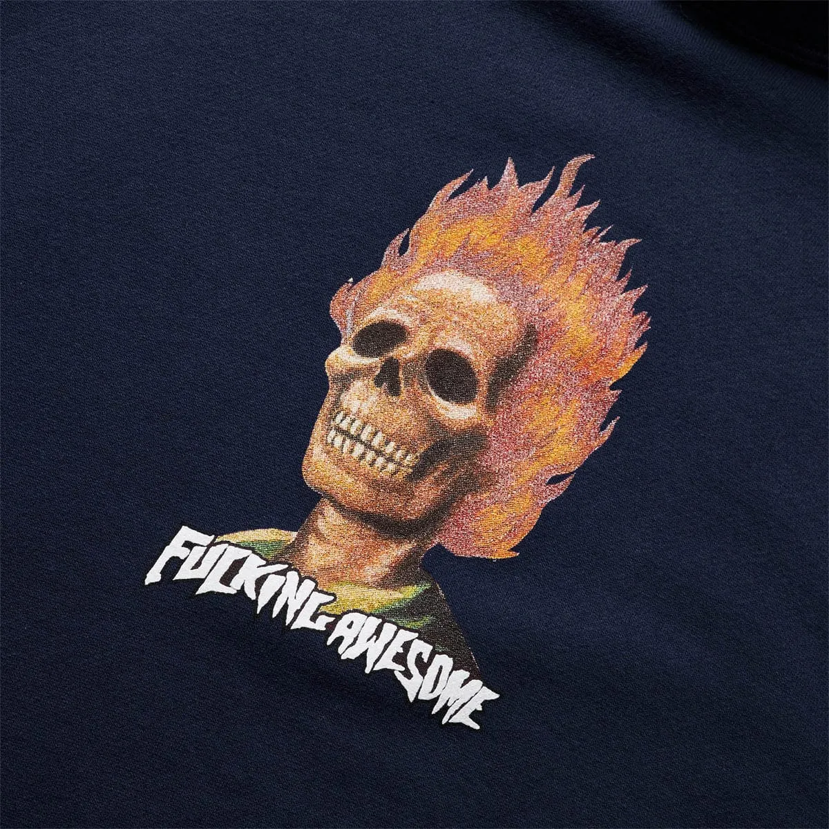 FLAME SKULL HOODIE