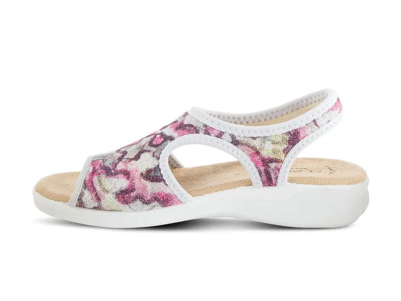 Flexus by Spring Step Nyaman-Swirl - Womens Slip On Sandal