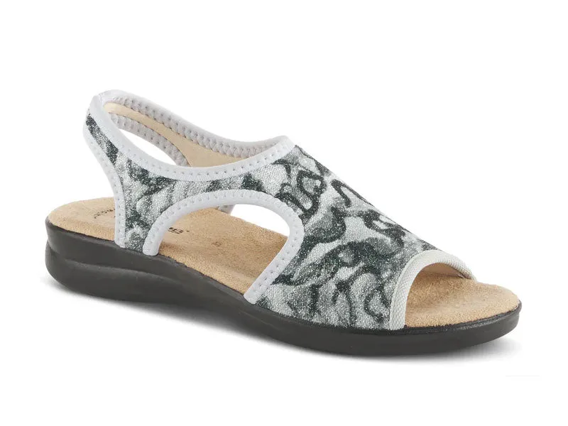 Flexus by Spring Step Nyaman-Swirl - Womens Slip On Sandal