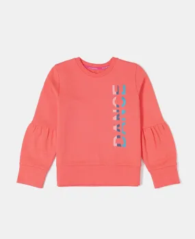 Girl's Super Combed Cotton French Terry Graphic Printed Sweatshirt - Dubarry