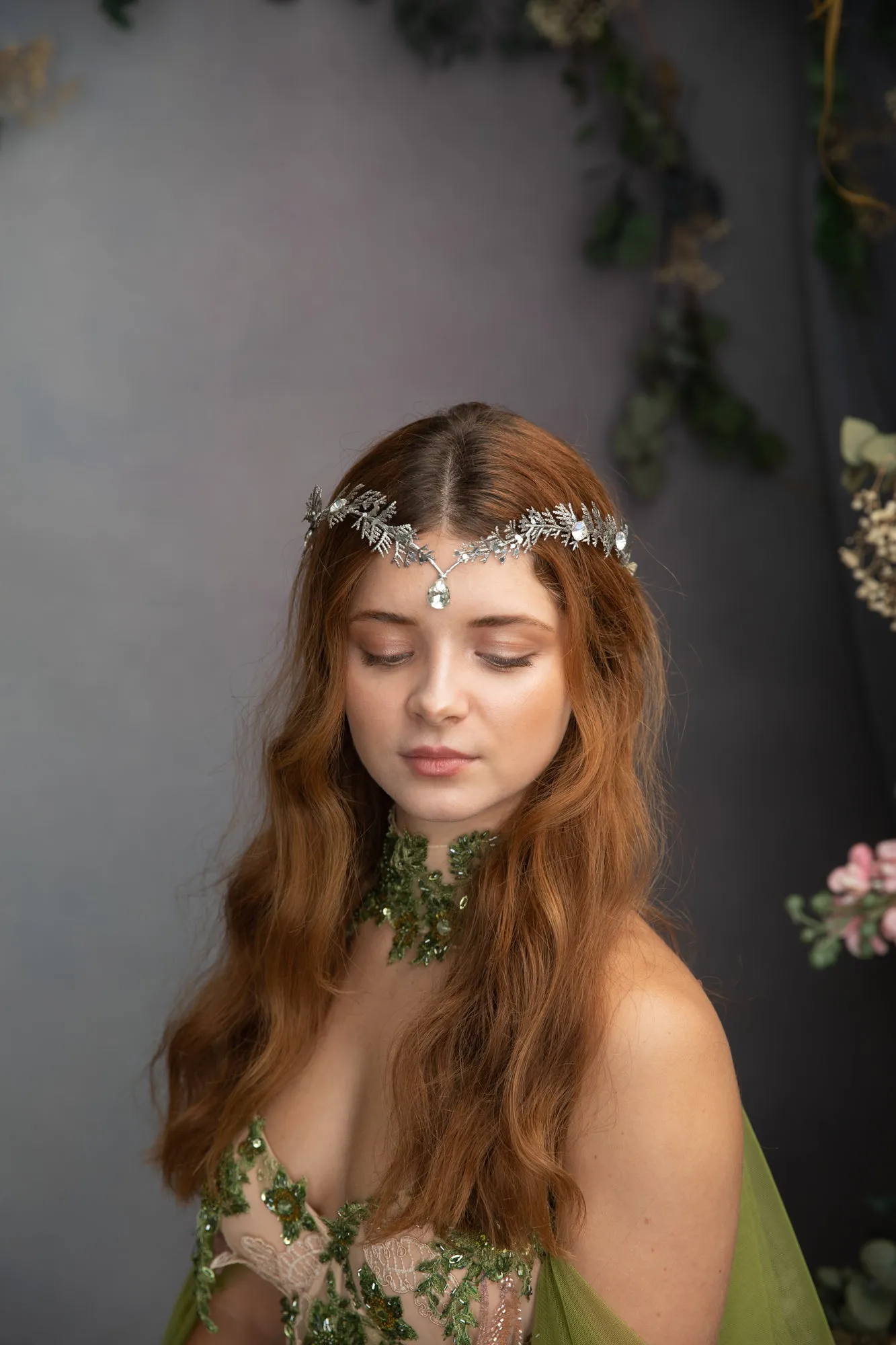 Glamour bridal elf crown