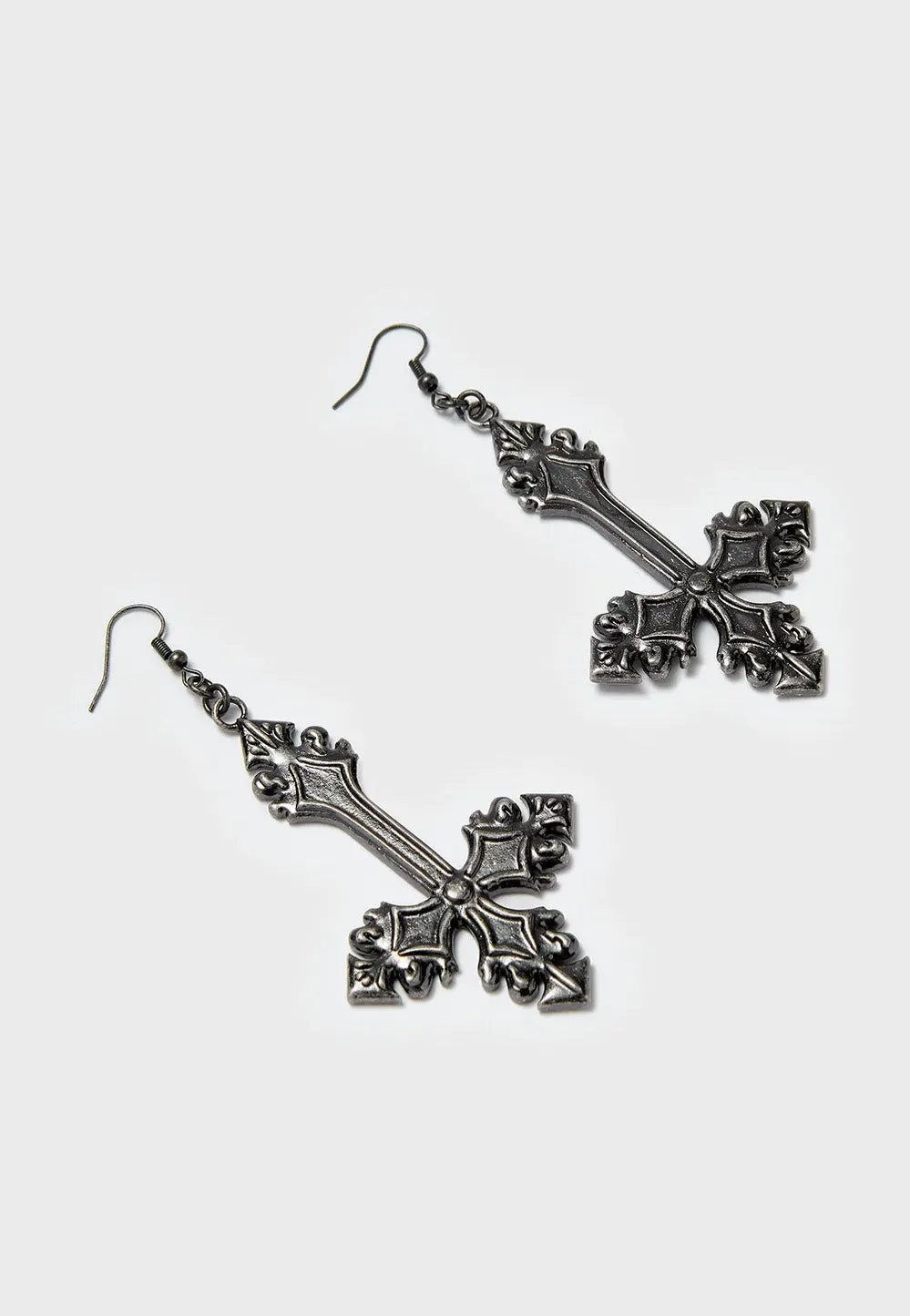 Killstar - Crossed Fates Silver - Earrings