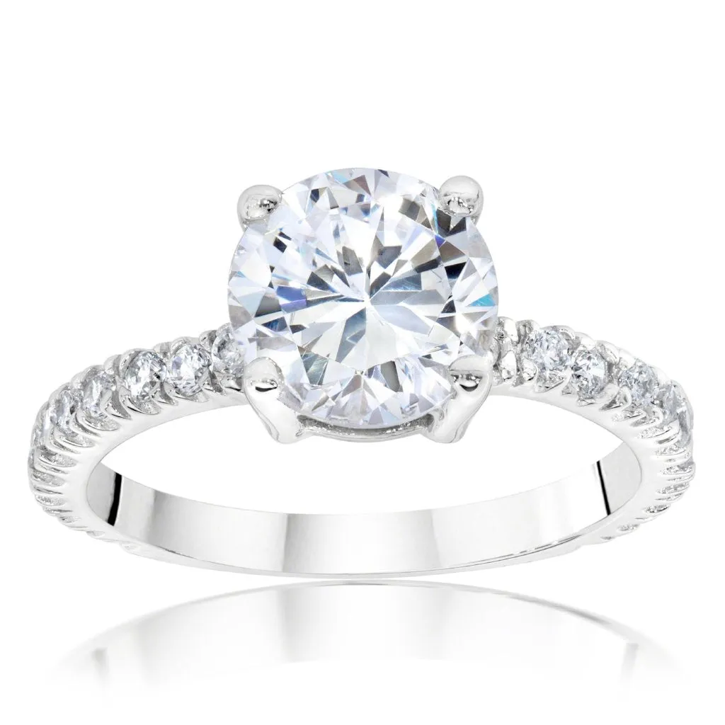 Lana Engagement Ring Bridal Set (2.04 ct Round FSI2 EGLUSA Diamond) in White Gold