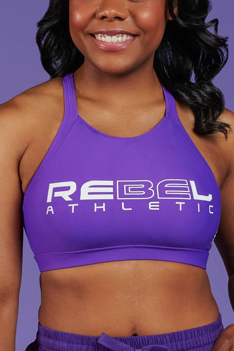 Layce Sports Bra in Purple