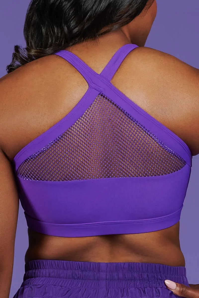 Layce Sports Bra in Purple