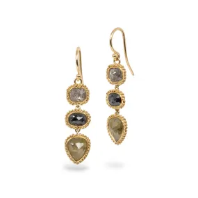 Mixed Diamond Earrings