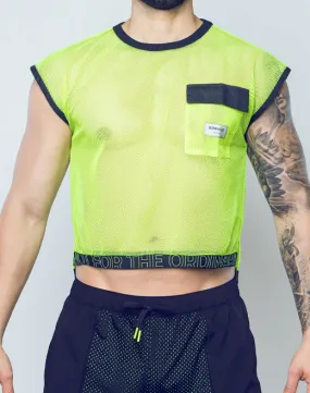 Neon Mesh Top - Neon Green