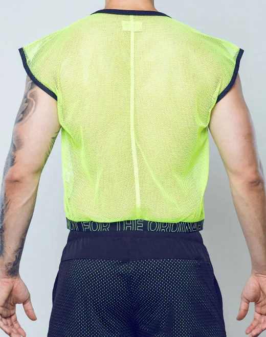 Neon Mesh Top - Neon Green