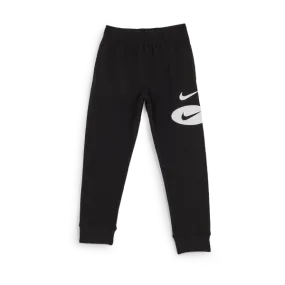 NIKE JUNIOR SWOOSH BLACK TRACKPANTS