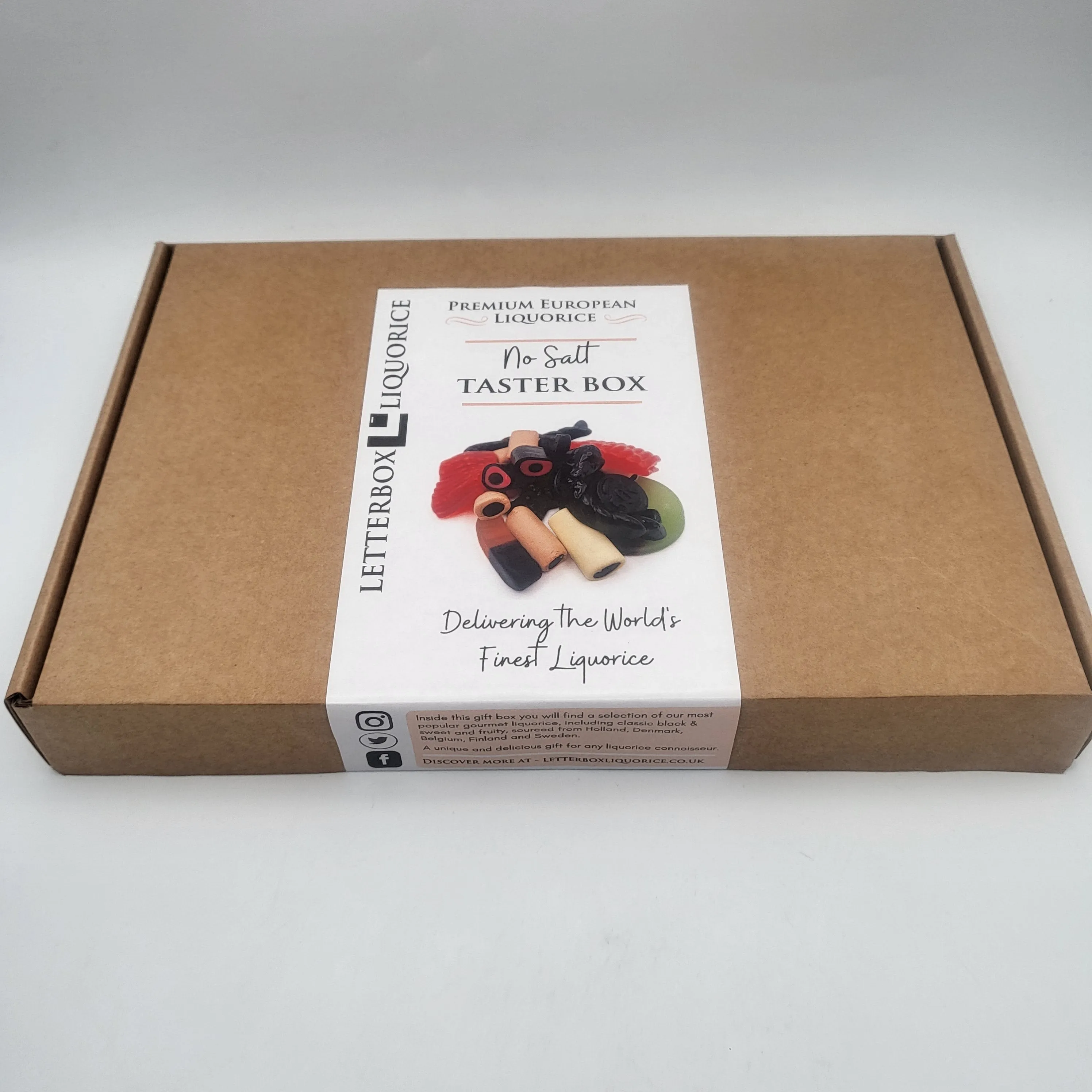 Non Salty Liquorice Gift Box - With Personalised Label