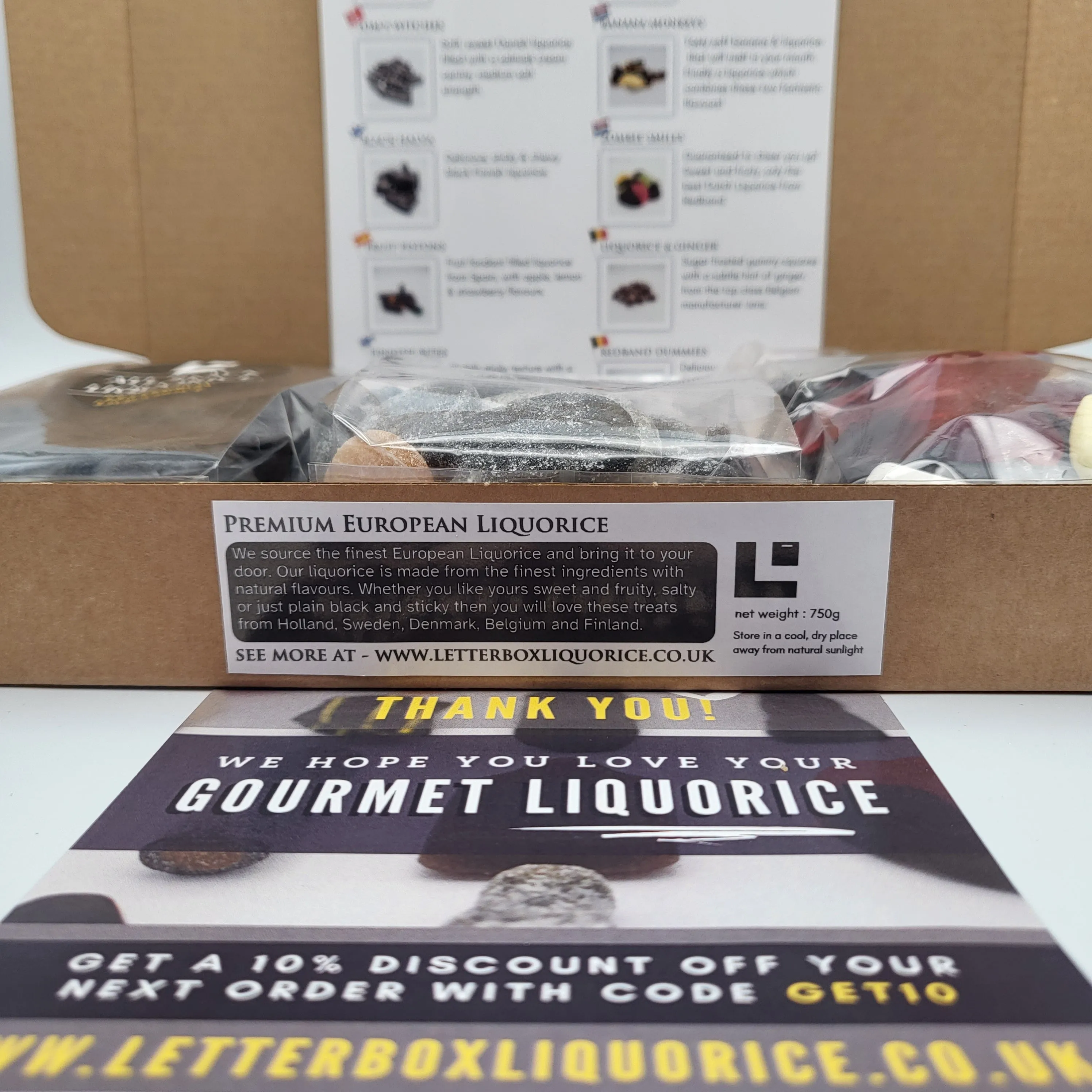 Non Salty Liquorice Gift Box - With Personalised Label