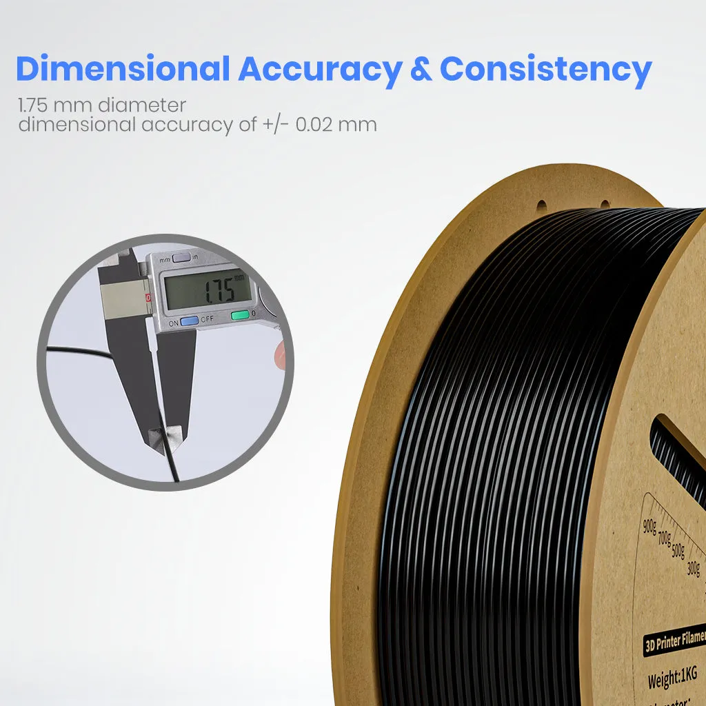 PLA  Filament 1.75mm Black 10KG