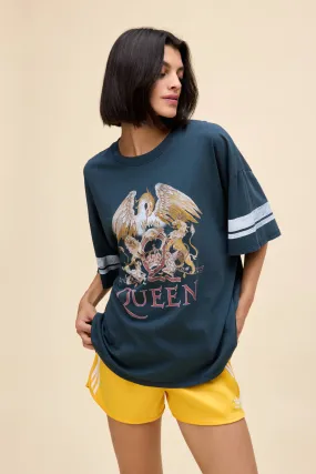 Queen Varsity Crest OS Tee