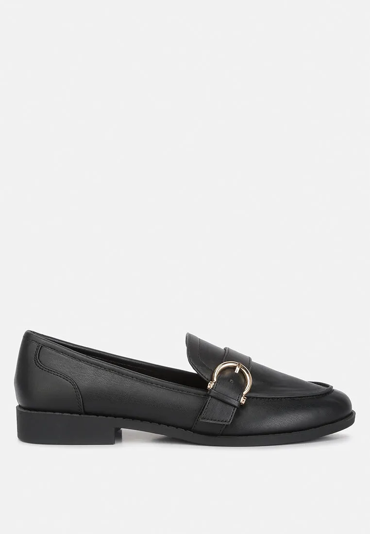 Sheboss Buckle Detail Loafers By Ruw