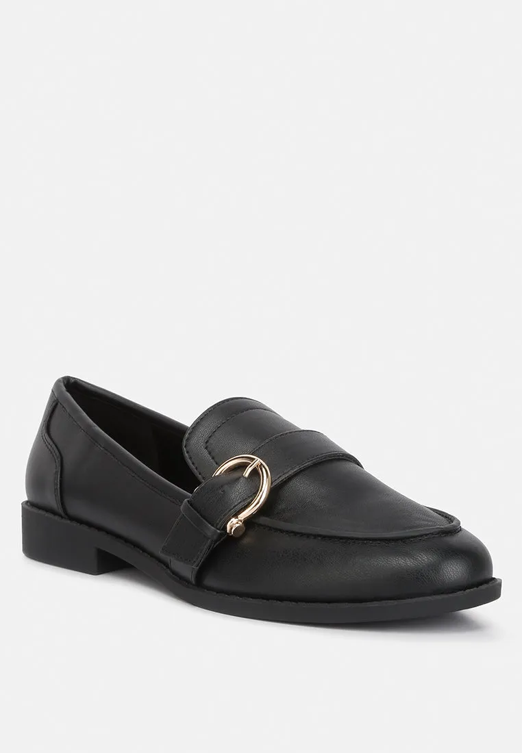 Sheboss Buckle Detail Loafers By Ruw