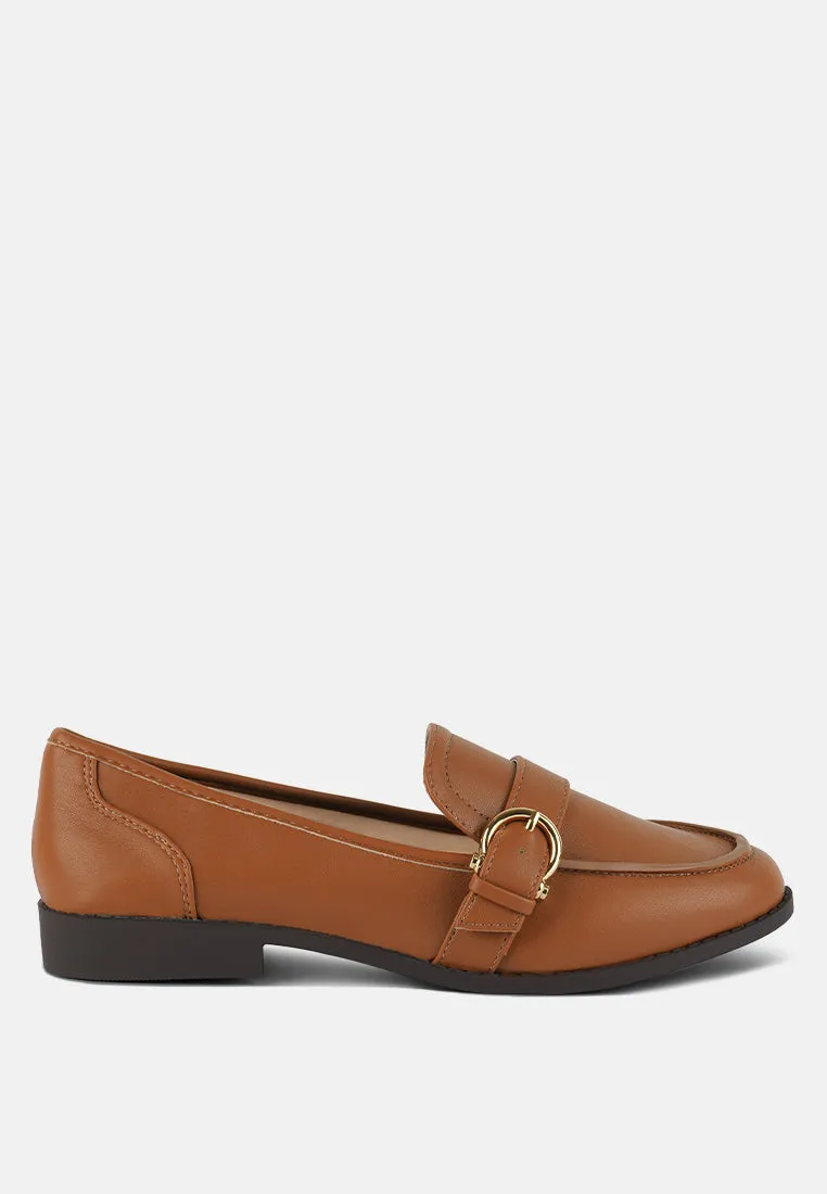 Sheboss Buckle Detail Loafers By Ruw